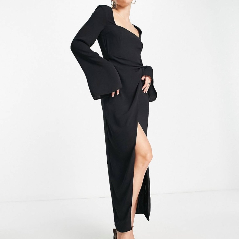 ASOS | fluted sleeve dress